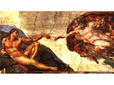 Creation of Adam, by Michelangelo. Ceiling of Sistine Chapel, Pauline Chapel