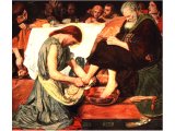 ´Christ washing St. Peter´s feet´ - Madox Brown 1851, National Gallery.