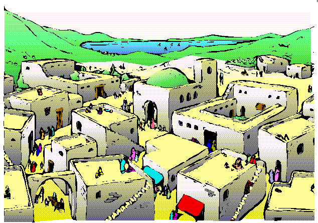 clip art village scene - photo #13