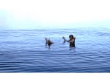 Floating in the Dead Sea