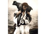 This Beduin shepherd has rescued one of his flock from a ravine in the Wilderness of Tekoa, south-east of Bethlehem. He is dressed and equipped in much the same fashion as shepherds in the days of Jesus.